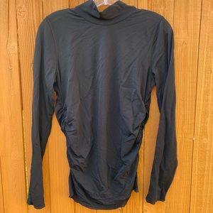 Sheer turtleneck top (Aritzia/Wilfred)